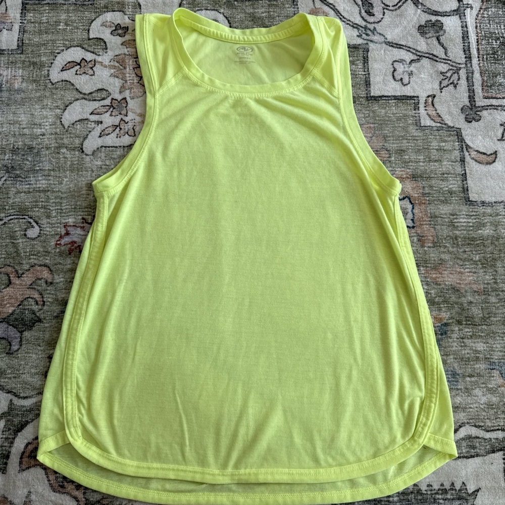 Women's Neon Yellow Tank Top